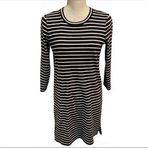 Madewell Coastal Long Sleeve Striped Shift Dress
Size S